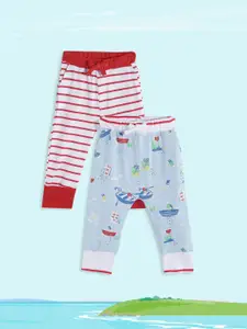 YK Infant Boys Pack of 2 Pure Cotton Joggers