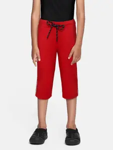 Monte Carlo Boys Red Solid Shorts