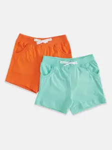 Pantaloons Baby Infant Boys Pack Of 2 Pure Cotton Shorts