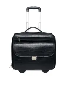 MBOSS Black Solid Laptop Trolley Bag