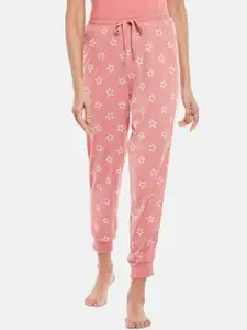 Dreamz by Pantaloons Women Pink & White Printed Lounge Pants