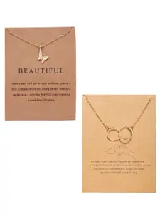 Vembley Set of 2 Gold-Plated Necklaces
