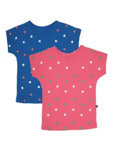 PROTEENS Girls Pack Of 2 Printed T-shirts