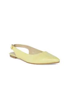 Forever Glam by Pantaloons Woman Yellow Ballerinas Flats