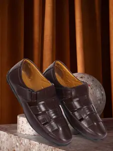 Longwalk Men Brown Shoe-Style Sandals