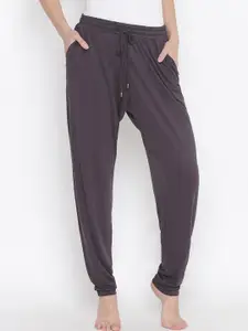 Oxolloxo Women Grey Solid Lounge Pants