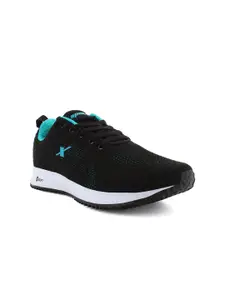 Sparx Women Black & Blue Mesh Running Non-Marking Shoes
