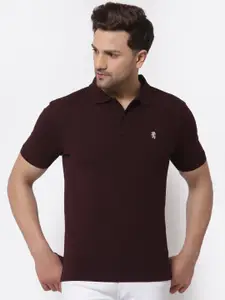Red Tape Men Brown Polo Collar T-shirt
