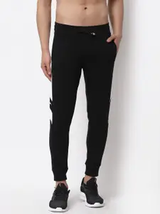Red Tape Men Black Solid Joggers
