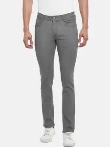 BYFORD by Pantaloons Men Grey Tapered Fit Low-Rise Jeans