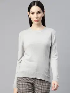 Marks & Spencer Round Neck Acrylic Pullover