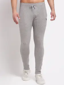 Club York Men Grey Solid Track Pants