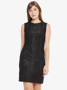 Emmyrobe Black Sheath Mini Dress