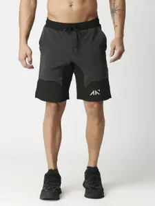 AESTHETIC NATION Men Grey Regular Shorts