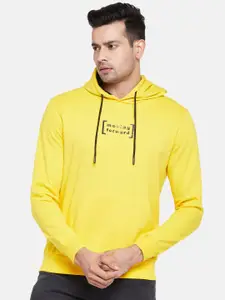 People Men Yellow Sweatshirt