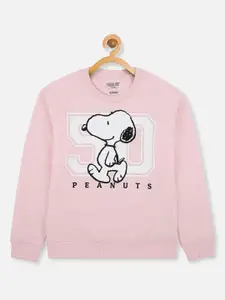 Kids Ville Girls Peanuts Featured Sweatshirt