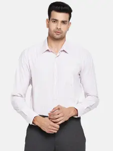 BYFORD by Pantaloons Men White Slim Fit Opaque Checked Casual Shirt
