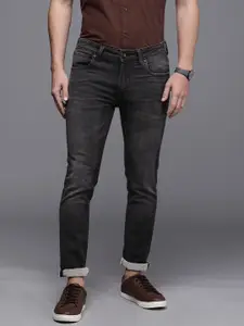 Voi Jeans Men Grey Skinny Fit Light Fade Stretchable Jeans