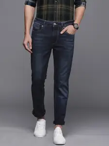 Voi Jeans Men Blue Borris Slim Tapered Fit Light Fade Stretchable Jeans