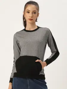 ARISE Women Grey Sweatshirt