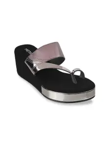 Metro Grey Wedge Heels