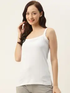 BRINNS Women White Solid Camisole