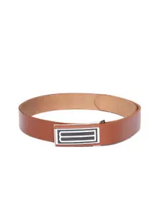 United Colors of Benetton Men Tan Brown Leather Belt