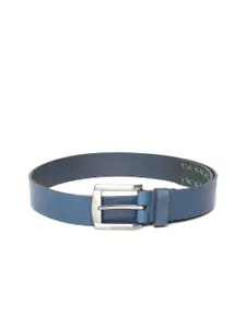 United Colors of Benetton United Colors of Benetton Men Navy Blue Solid Leather Belt