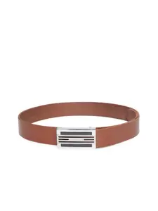 United Colors of Benetton United Colors of Benetton Men Tan Brown Leather Belt