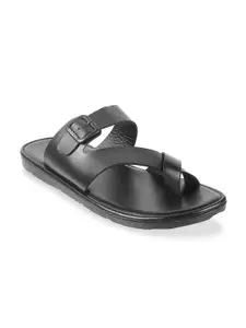 Mochi Men Black Comfort Sandals
