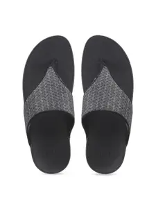 fitflop Black Embellished Wedge Sandals