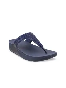 fitflop Blue Flatform Sandals