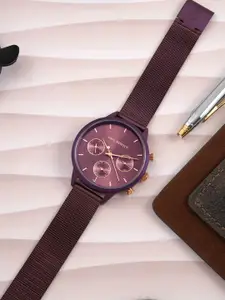PAUL HEWITT Women Purple Dial & Bracelet Style Straps Analogue Watch PH-E-DM-DM-53S
