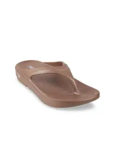 WALKWAY by Metro Women Bronze-Toned Solid Comfort Sandals