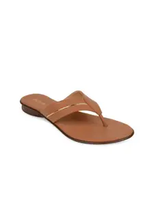 Rocia Women Tan Open Toe Flats