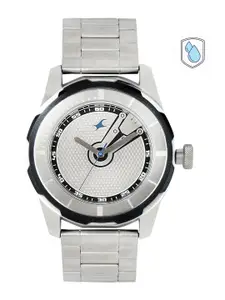 Fastrack Men Silver-Toned Dial Watch 3099SM01