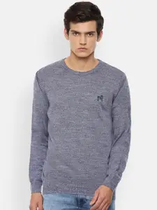 Van Heusen Sport Men Grey Acrylic Pullover