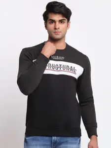 Rodamo Men Green Printed Sweatshirt