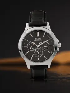 Casio Enticer Men Black Multi-Dial Watch MTP-V300L-1AUDF-A1176