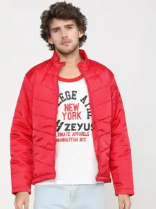 HIGHLANDER Men Red Padded Jacket