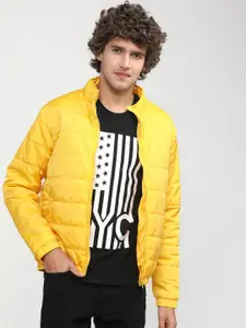 HIGHLANDER Men Yellow Puffer Jacket