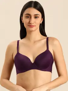 Wacoal Purple Simply Be Solid Bra Underwired Lightly Padded