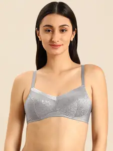 Wacoal Grey Beatrice Lace Lightly All Day Comfort Padded Bra