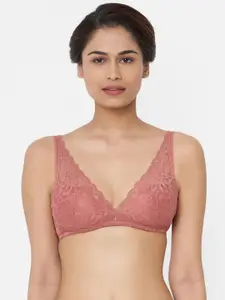 Wacoal Pink Floral  Lightly Padded Bra