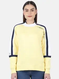 Monte Carlo Women Yellow Sweatshirt