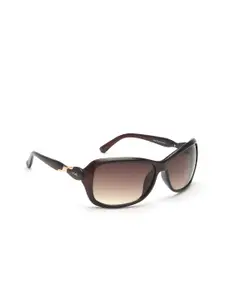 IRUS by IDEE IRUS by IDEE Women Brown Lens & Brown Square Sunglasses IRS1046C2SG-Brown
