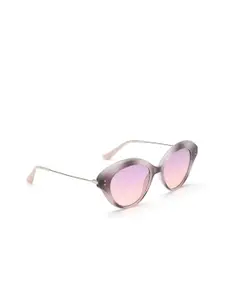 IDEE Women Pink Lens & Brown Butterfly Sunglasses IDS2594C3SG