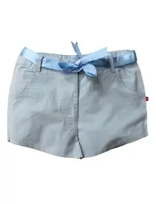 Nino Bambino Girls Blue Regular Shorts