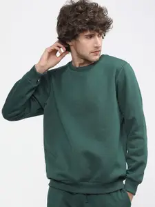 HIGHLANDER Men Green Sweatshirt