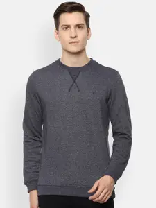 V Dot Men Grey Sweatshirt